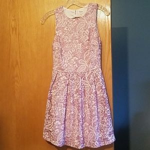 Purple and white flower dress from Tobi